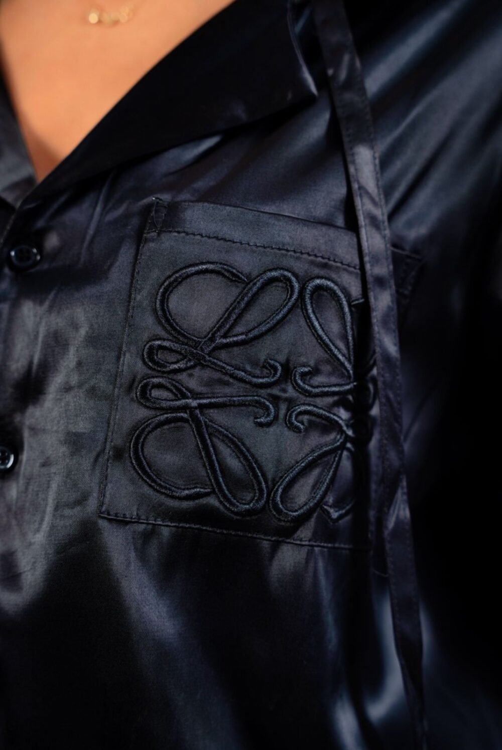 ⁦Loewe Shirt Black⁩ - الصورة ⁦2⁩